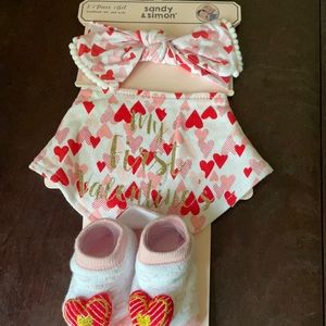 Baby Bibo and shoes socks